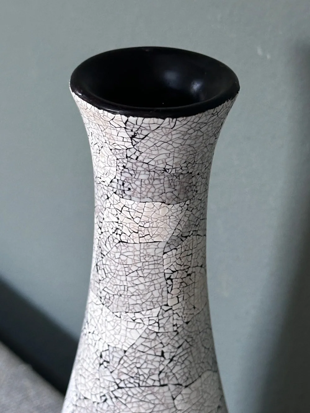 Vintage Handcrafted Asian Mosaic Art Bud Vase